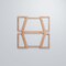 Ekena Millwork Medium Greeley Decorative Fretwork Wood Wall Panels, Cherry, 15 3/8"W x 15 3/8"H x 3/8"T WALW16X16X0375GLYCH - alternate 3